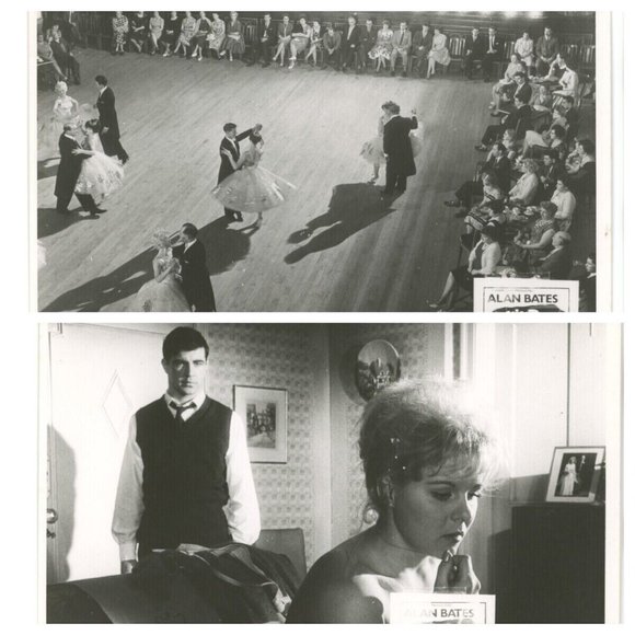 Set‎ of 2 A Kind of Loving Movie Press 8x10 1962 Photos Alan Bates British Drama - Picture 1 of 5
